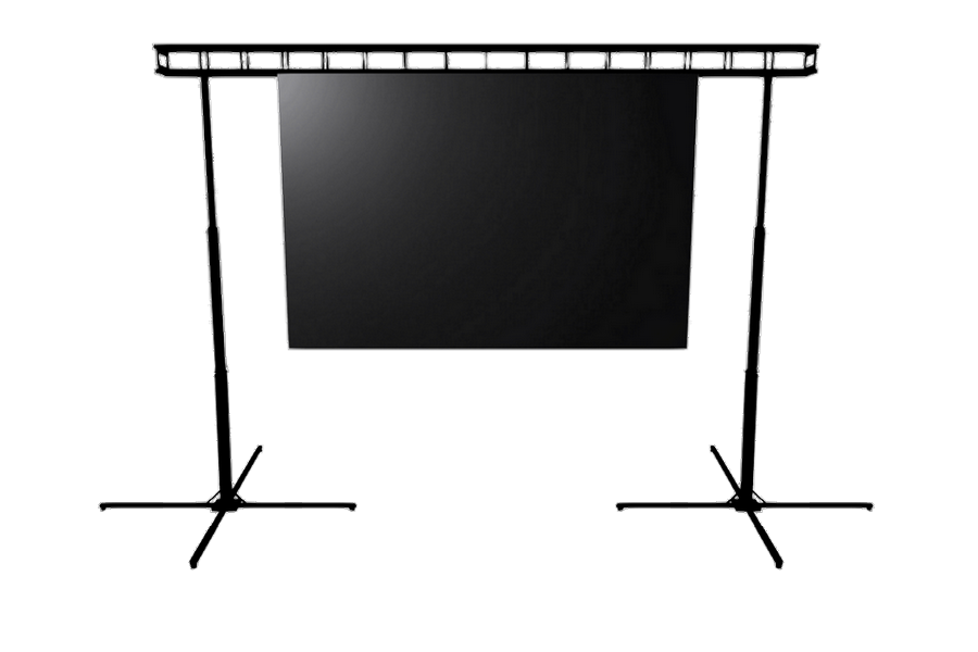 Ecran LED sur pieds - 300x200 - 6m²