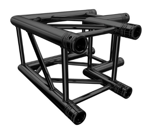 ASD - Angle 2 Départs 90° Noir - ASZ22